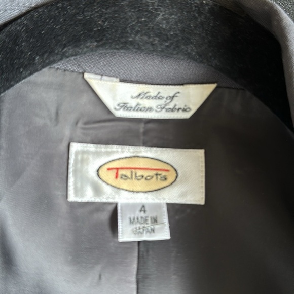 Talbots Modern Italian Wool Wide Leg Two Piece Pant Suit - Picture 12 of 13